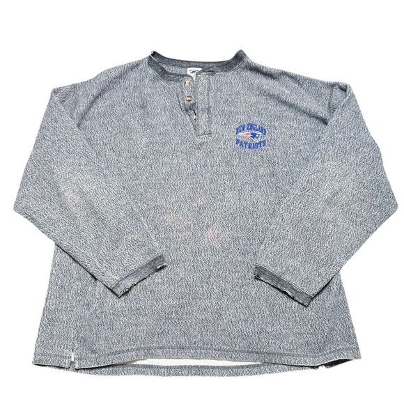 VTG New England Patriots Shirt Pullover The Edge Mens Size XL 1999 NFL - Picture 1 of 4
